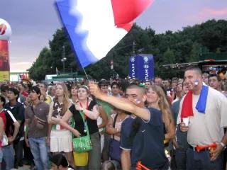 Sunset... for the French team.