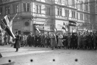 fortepan_23686 Demonstration in Budapest, 1956