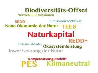 Neue Ökonomie der Natur: Glossar Neue Ökonomie der Natur: Glossar