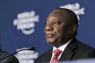Cyril Ramaphosa Portait-Aufnahme Cyril Ramaphosa
