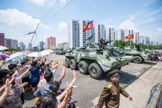 Parade of Tanks during the Voctory Day Celebrations in North Korea