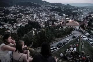Junge Menschen in Sarajevo