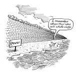 Brexit Cartoon Dover Cartoon über Brexit