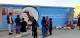 The painting of a Mural by the ArtLords in Kabul