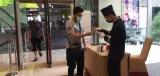 Hand Sanitizer, Mask, Temperature Check at Shopping Malls