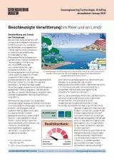 Cover Factsheet Beschleunigte Verwitterung