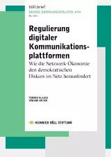 Cover boell.brief Regulierung digitaler Kommunikationsplattformen