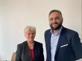 Barbara Unmüßig und Masood Karokhail Barbara Unmüßig und Masood Karokhail