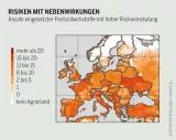 Pestizidatlas Infografik: Anzahl eingesetzter Pestizidwirkstoffe mit hoher Risikoeinstufung