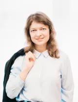 Olena Pavlenko blickt in die Kamera