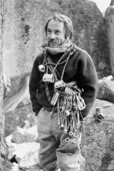 Ein schwarz-weißes Porträt von Yvon Chouinard 