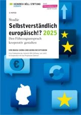 Titelgrafik einer Studie mit Sprechblasen, die Symbole wie Eurozeichen, Pfeil, Sterne und Deutschlandkarte zeigen.