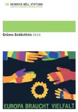 Cover: Jahrbuch Grünes Gedächtnis 2010 mit einem Plakat zur Europa-Wahl 1989