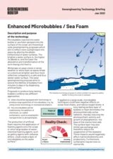 Cover factsheet microbubbles and sea foam