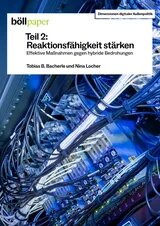 Titelseite eines Dokuments: „Teil 2: Reaktionsfähigkeit stärken“. Im Hintergrund ein Serverschrank mit dicht verlegten Netzwerkkabeln.