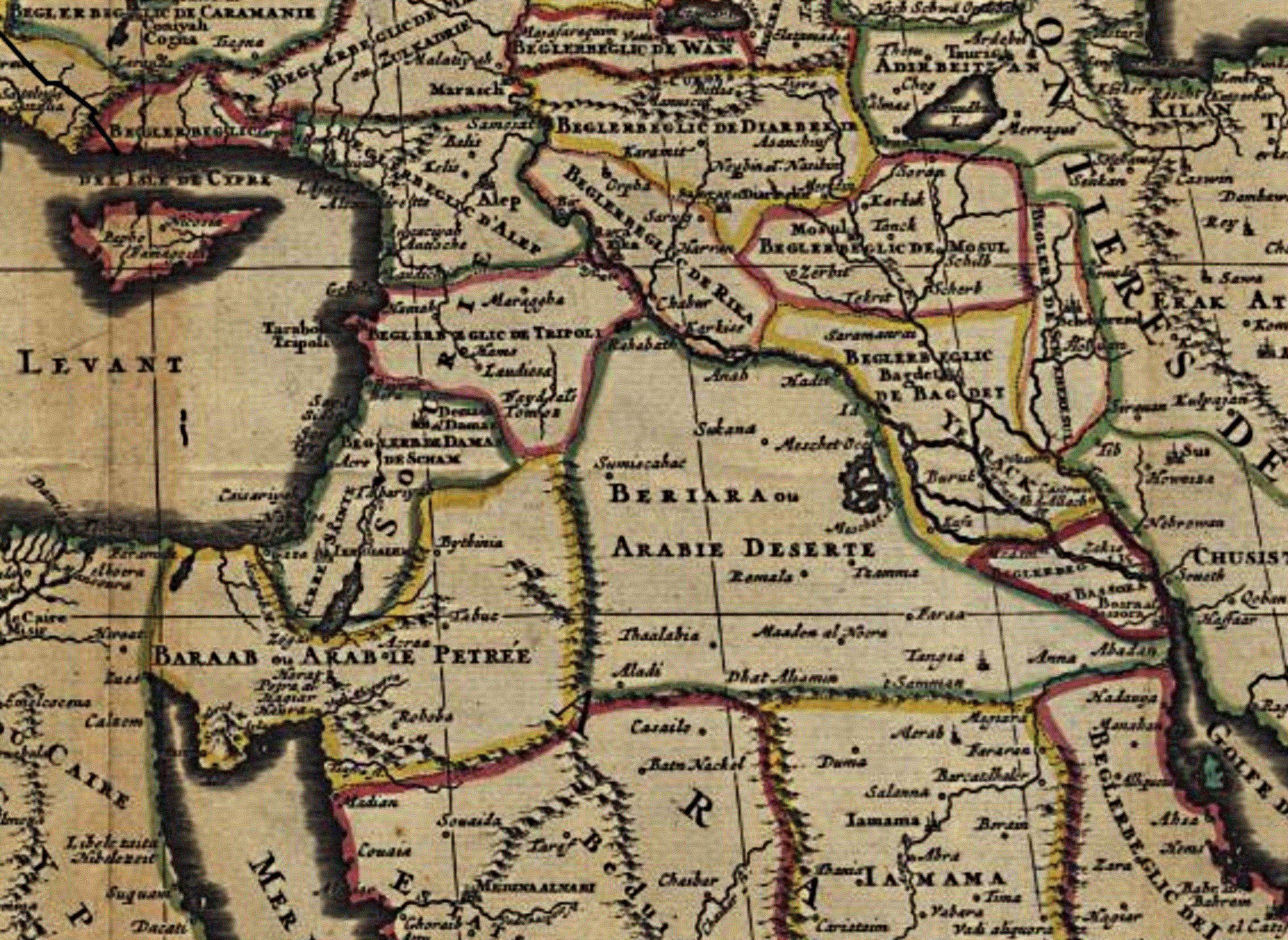 Middle East Ottoman 1600