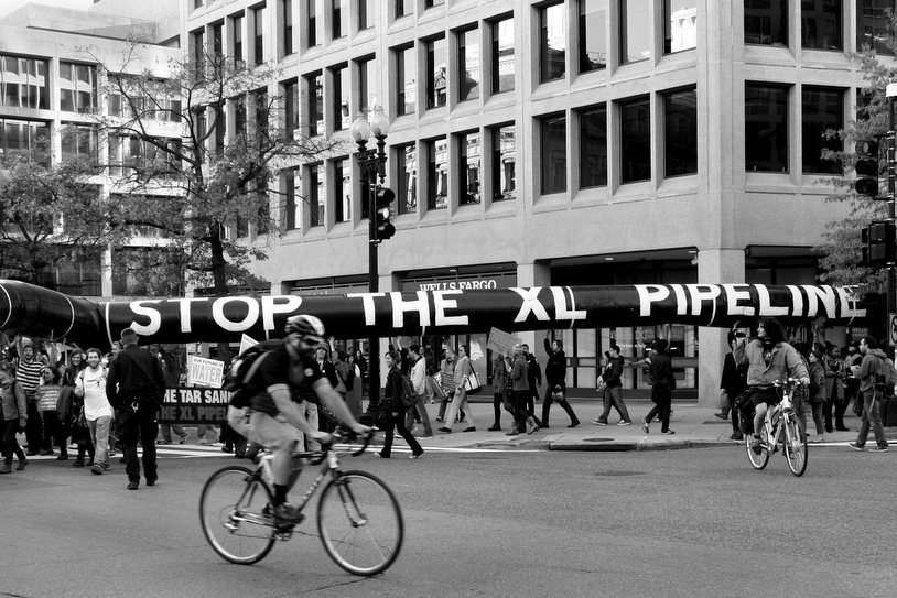 Protest gegen Keystone XL Pipeline Protest gegen Keystone XL Pipeline
