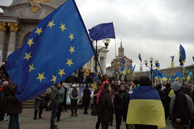 Im Konflikt um die Ukraine geht es um sehr viel mehr als „nur“ um die Hoffnungen von Millionen Menschen, die Anschluss an die demokratischen und sozialen Errungenschaften Europas gewinnen wollen.