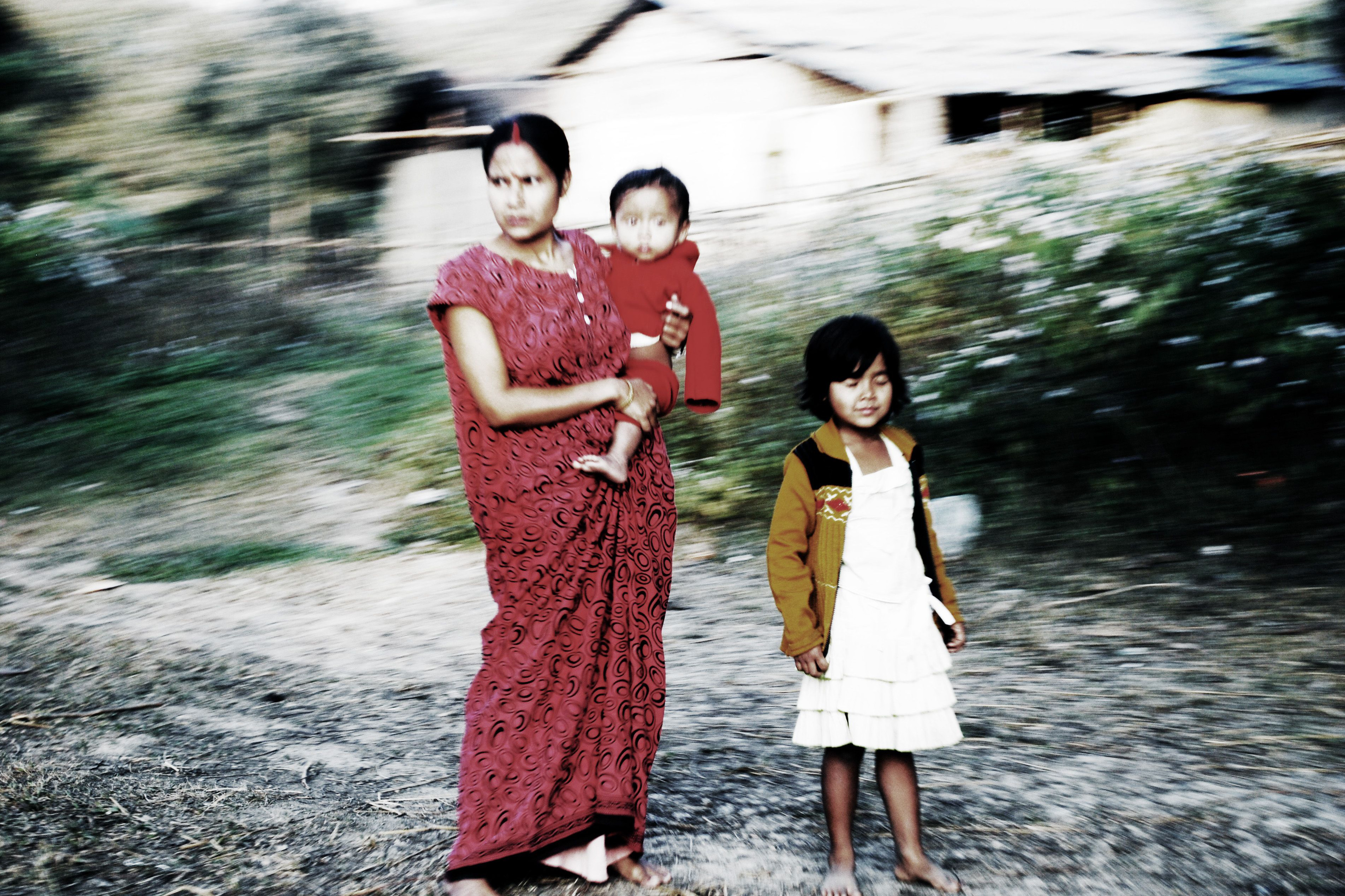 Frau in Assam, aufgenommen im Dezember 2009 Frau in Assam, aufgenommen im Dezember 2009