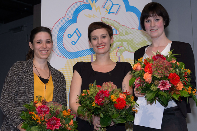 Reportagepreis-Gewinnerinnen 2015 Elisabeth Winter, Nora Burgard-Arp, Anke Dankers (von links) Reportagepreis-Gewinnerinnen 2015 Elisabeth Winter, Nora Burgard-Arp, Anke Dankers (von links)