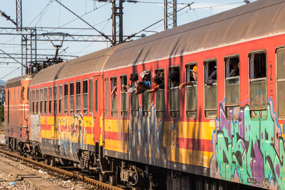 August 2015, Gevgelija, Mazedonien