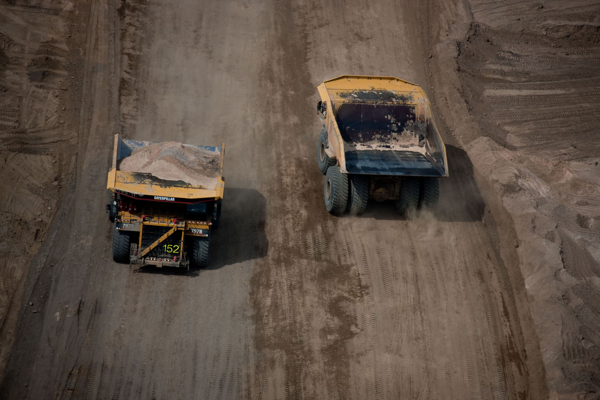 Oil sands in Alberta Canada