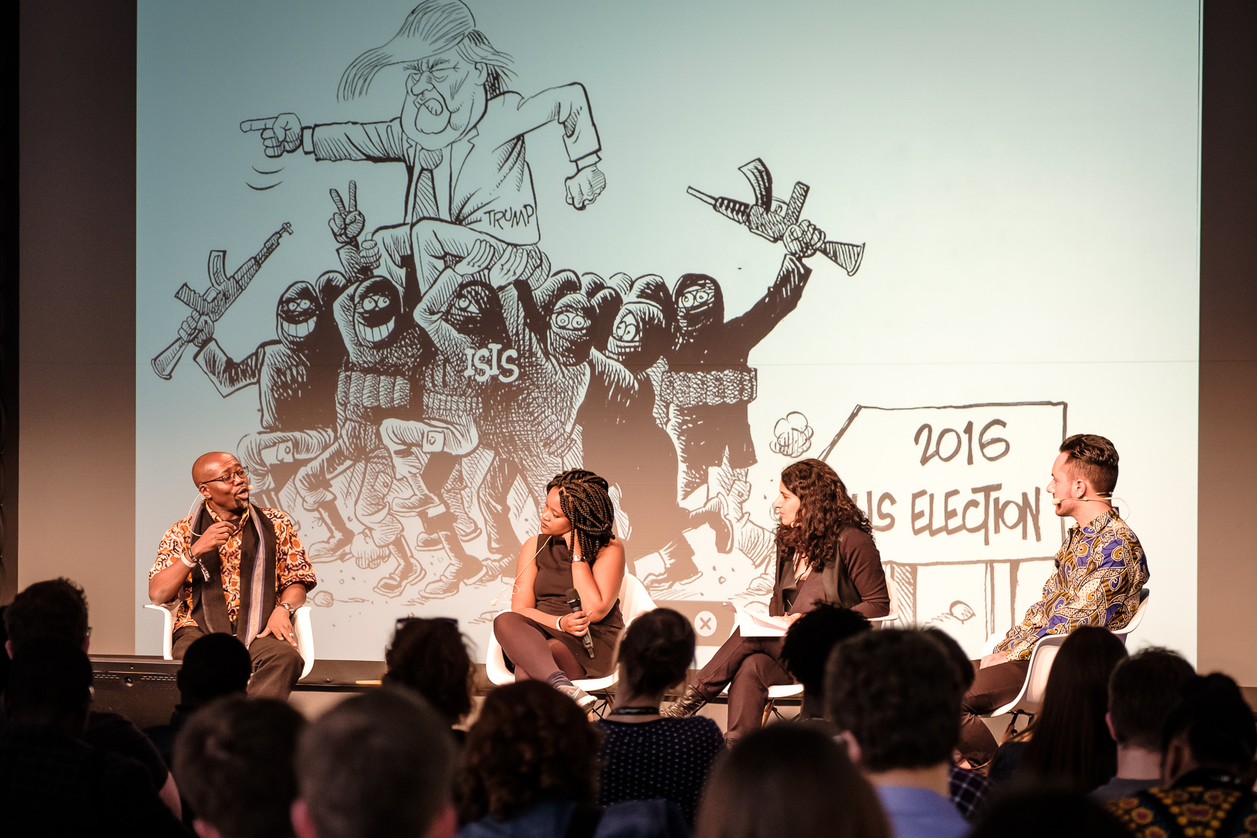 Podium auf der re:publica 2016 Podium auf der re:publica 2016