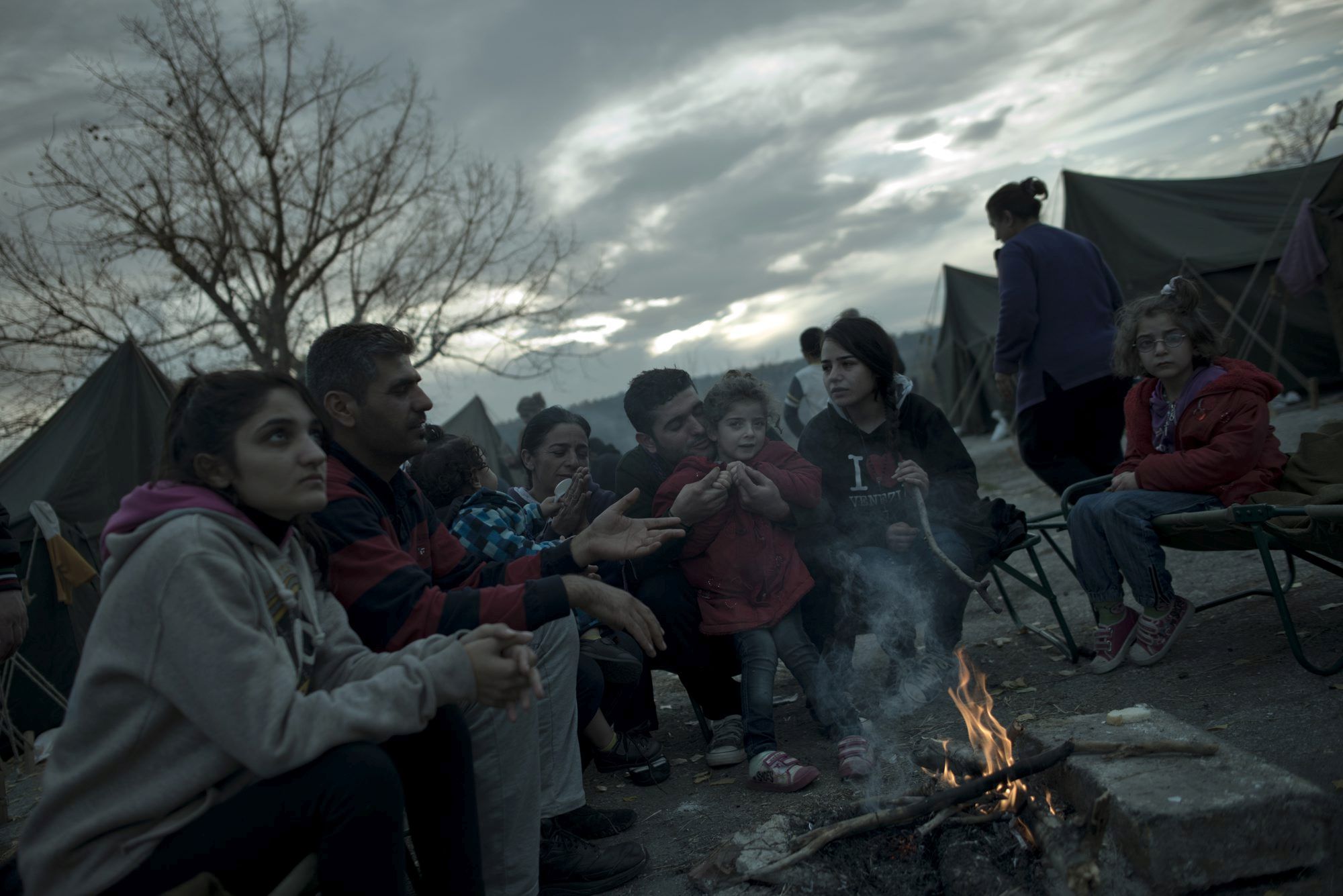 Refugees in the Harmanli camp in Bulgaria Refugees in the Harmanli camp in Bulgaria