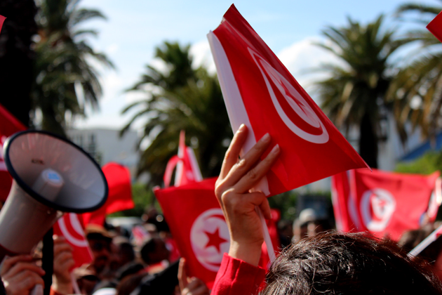 La marche de la Liberté, toutes les Libertés. Tunis 2012: Der Marsch der Freiheit