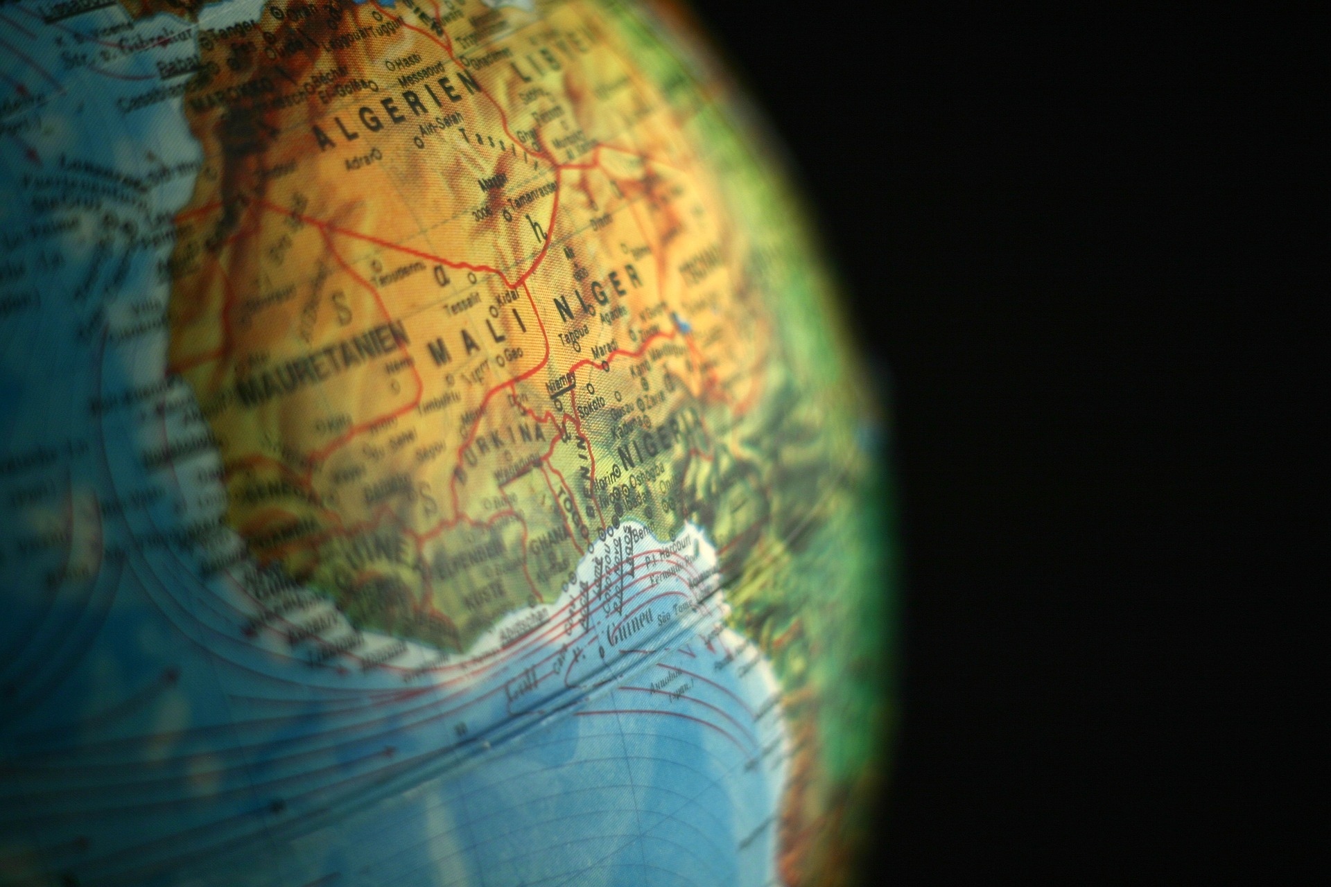 globus algerien niger mali afrika kontinente globus algerien niger mali afrika kontinente