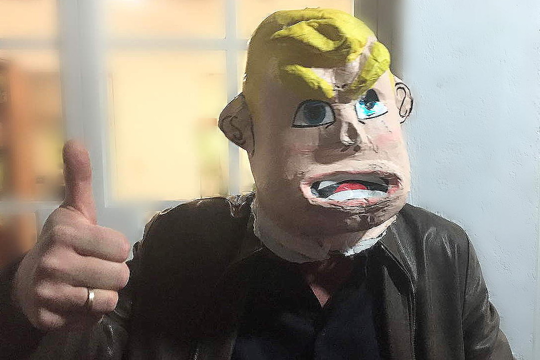 Trump-Maske in Mexiko