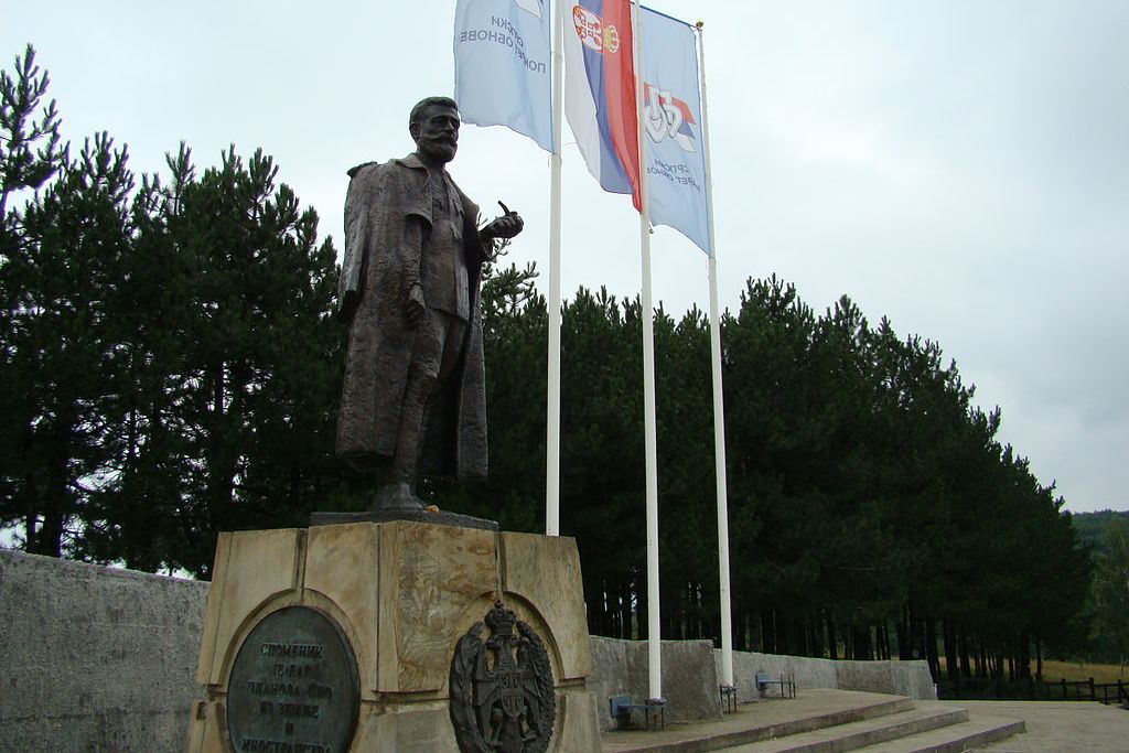Denkmal für Draza Mihailovic in Ravna Gora Denkmal für Draza Mihailovic in Ravna Gora