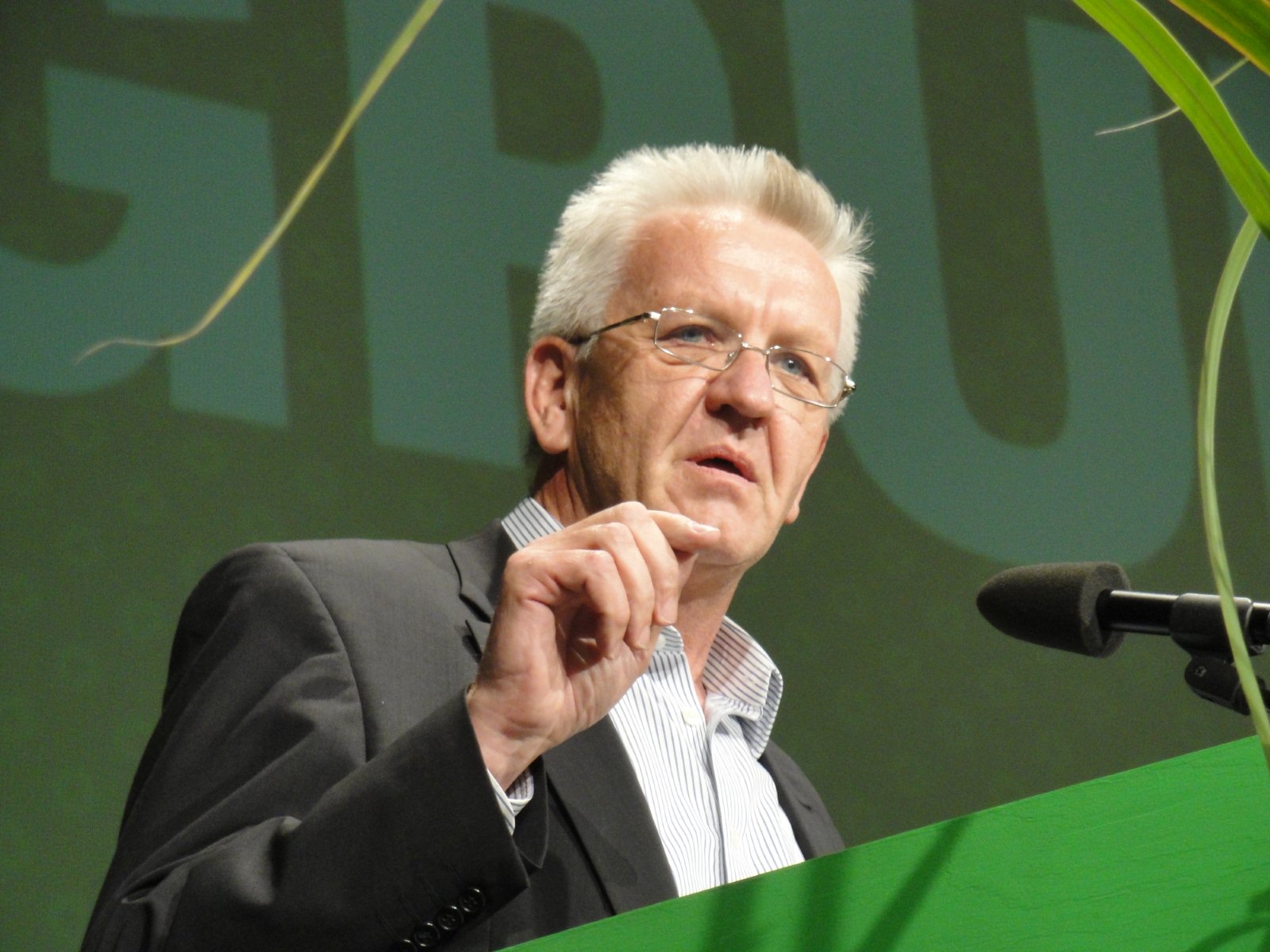 Winfried Kretschmann spricht Winfried Kretschmann spricht