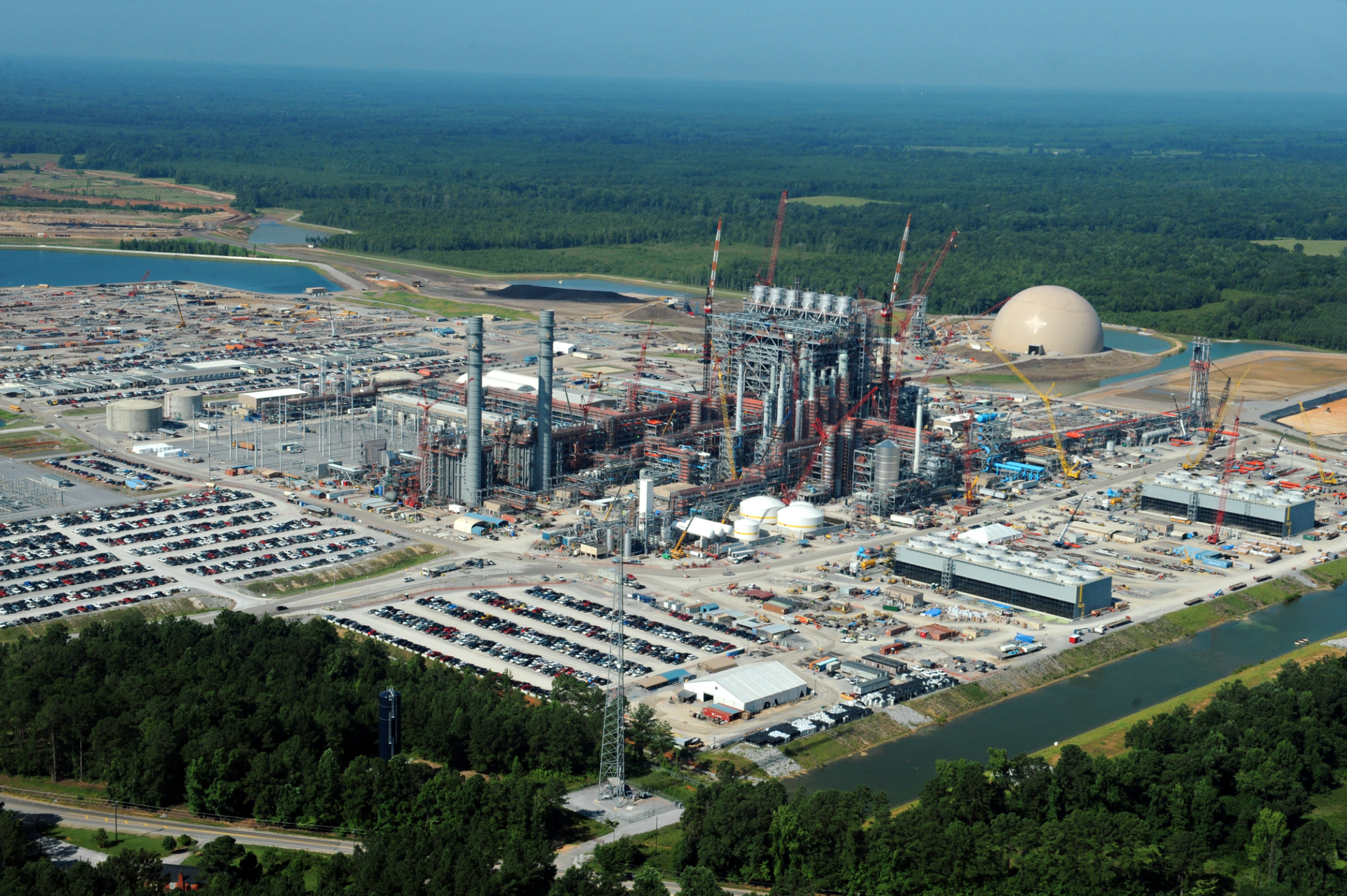 Kemper County Coal Gasification Plant Gasification plant under construction