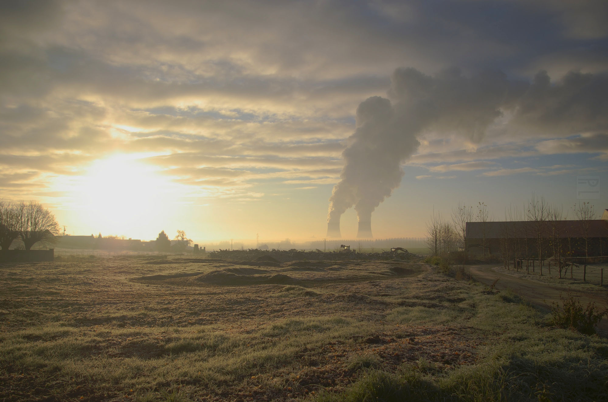 Hiver nucléaire Atomkraftwerk in Frankreich