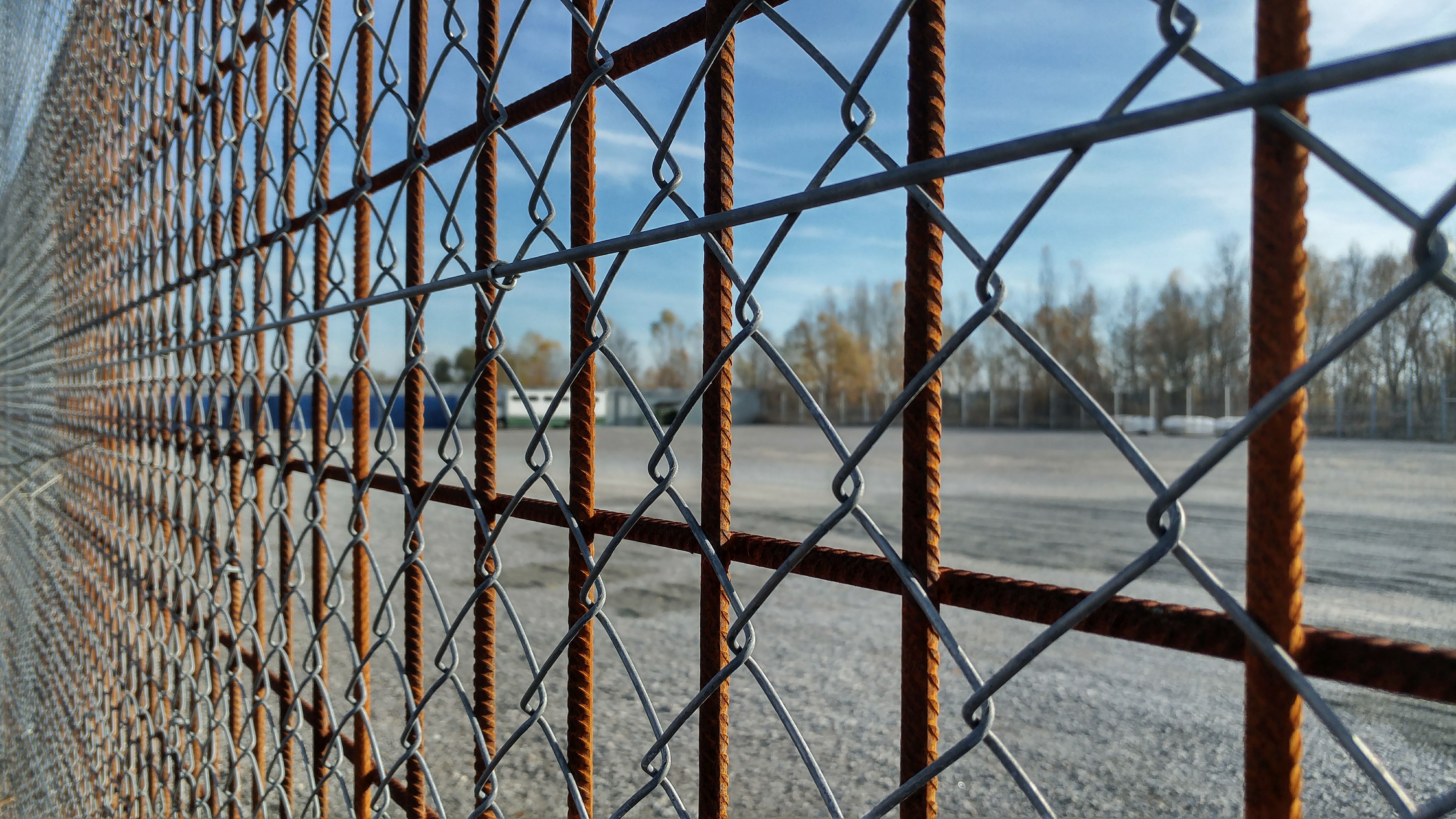 Fence Fence at the closed transit zone of Röszke, Hungary