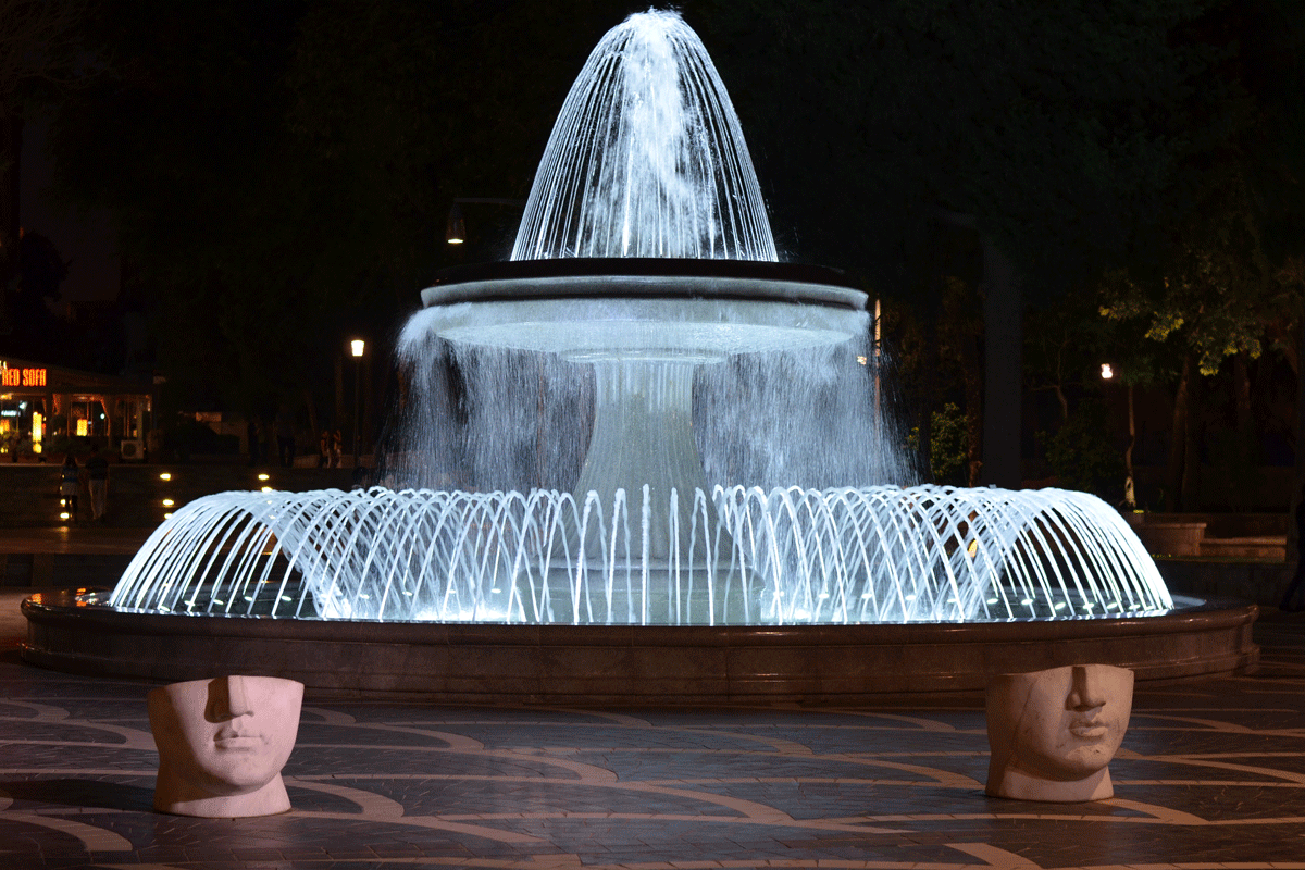 Springbrunnen in Baku, Aserbaidschan Springbrunnen in Baku
