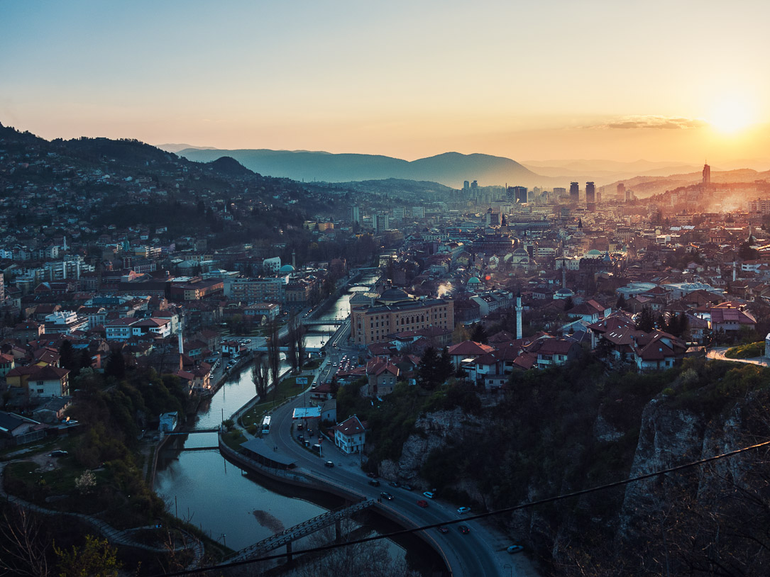 Sonnenuntergang über Sarajevo Sonnenuntergang über Sarajevo